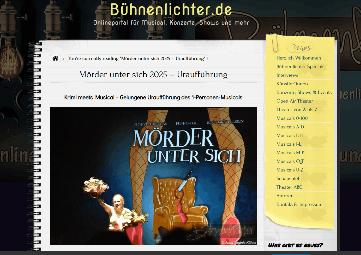 buehnenlichter.de Mörder unter sich